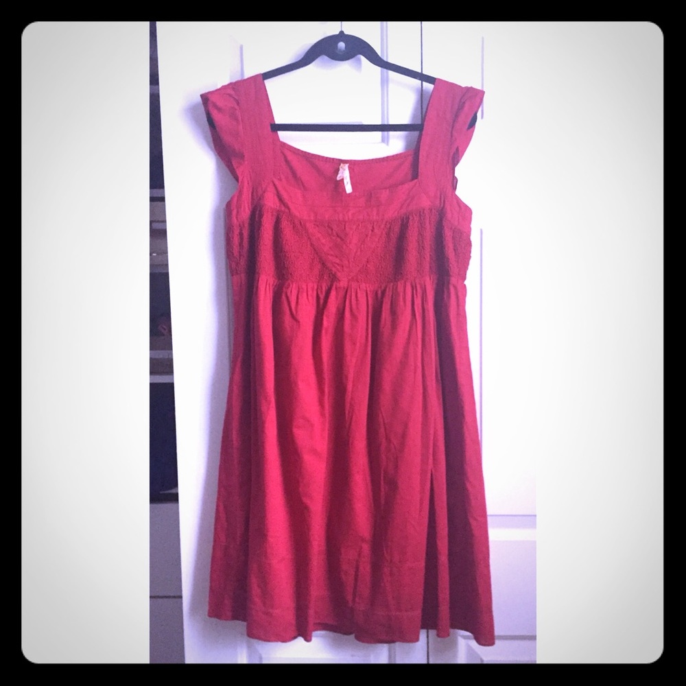MAEVE by Anthropologie red dress Sz 6